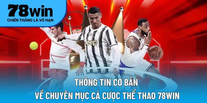 Thông tin cơ bản về chuyên mục cá cược thể thao 78WIN
